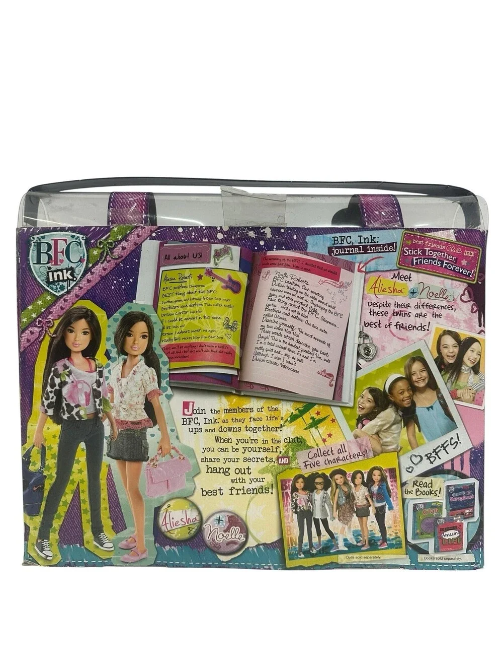 mga entertainment bfc ink friends club doll Twins Aleisha & Noelle NIB Box Wear